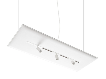T-SYSTEM TRACK - LED acoustic swivel fabric pendant lamp by Caimi Brevetti - view 2